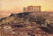 Frederic E.Church The Parthenon from the Southeast USA oil painting artist